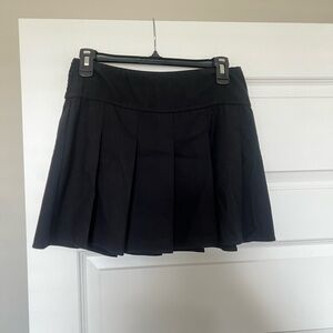 Black Pleated Skirt